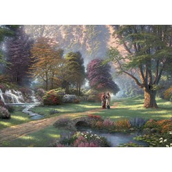 Schmidt Spiele (59677) - Thomas Kinkade: "Spirit, Way of Faith" - 1000 Teile Puzzle