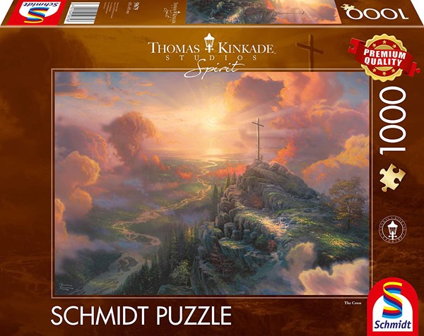 Schmidt Spiele (59679) - Thomas Kinkade: "Spirit, The Cross" - 1000 Teile Puzzle