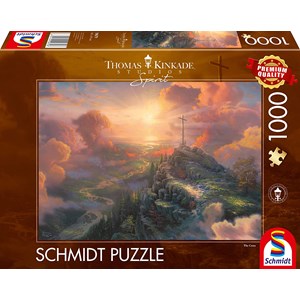 Schmidt Spiele (59679) - Thomas Kinkade: "Spirit, The Cross" - 1000 Teile Puzzle