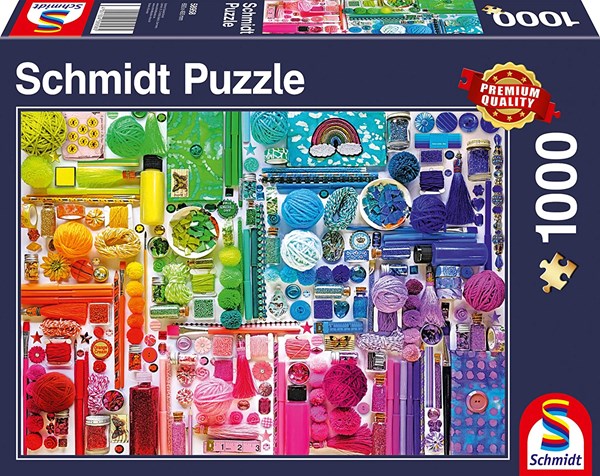 Schmidt Spiele (58958) - "Rainbow Colours" - 1000 Teile Puzzle