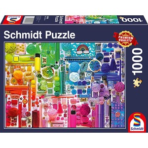 Schmidt Spiele (58958) - "Rainbow Colours" - 1000 Teile Puzzle