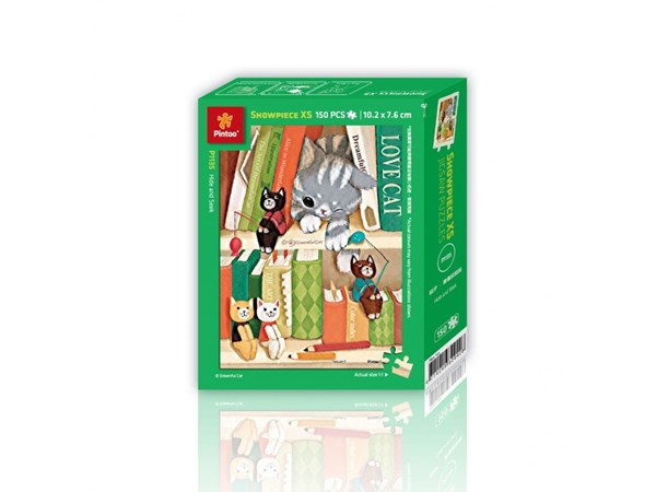 Pintoo (p1135) - "Love Cat" - 150 Teile Puzzle