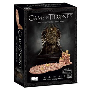 Cubic Fun (ds0987h) - "Game of Thrones, King's Landing" - 262 Teile Puzzle