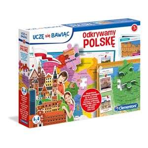 Clementoni (50021) - "Poland Map" - 104 Teile Puzzle