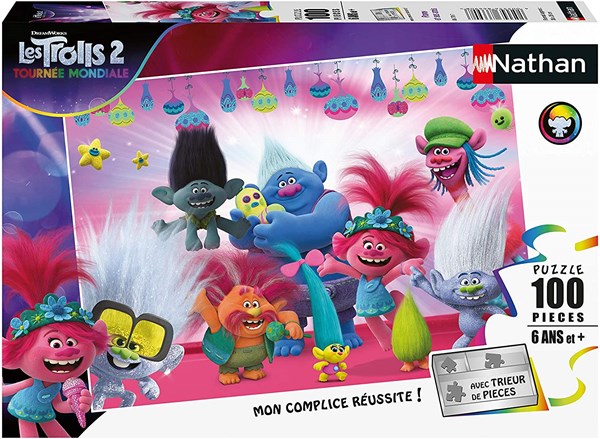Nathan (86770) - "Trolls 2" - 100 Teile Puzzle