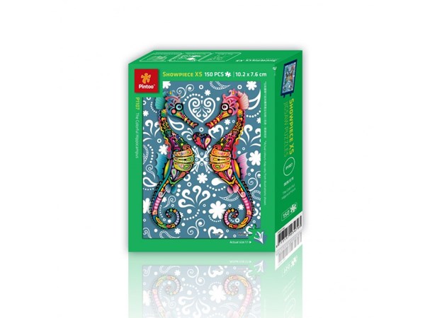 Pintoo (p1107) - "The Colorful Hippocampus" - 150 Teile Puzzle