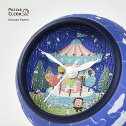 Pintoo (kc1003) - "Clock, Young Heart" - 145 Teile Puzzle