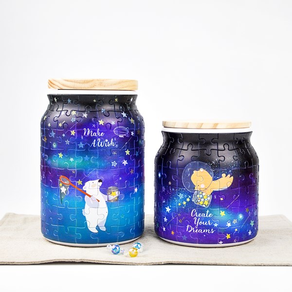 Pintoo (ba1001) - "Jar, Dreams Come True" - 128 Teile Puzzle