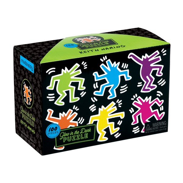 Chronicle Books / Galison (9780735348011) - Keith Haring: "Tanzen im Dunkeln" - 100 Teile Puzzle