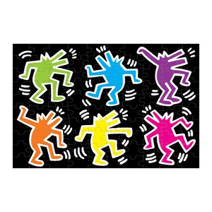 Chronicle Books / Galison (9780735348011) - Keith Haring: "Tanzen im Dunkeln" - 100 Teile Puzzle