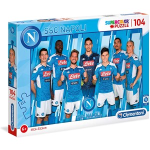 Clementoni (27137) - "SSC Napoli 2020" - 104 Teile Puzzle