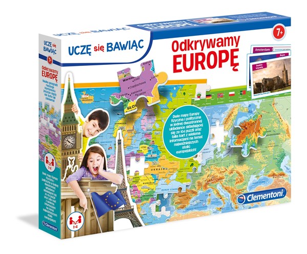Clementoni (50020) - "Europe Map" - 104 Teile Puzzle