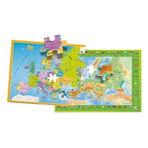 Clementoni (50020) - "Europe Map" - 104 Teile Puzzle