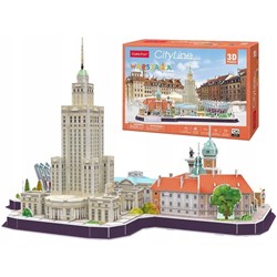 Cubic Fun (mc271h) - "Cityline Warsaw" - 159 Teile Puzzle
