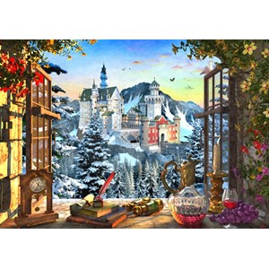 Bluebird Puzzle (70122) - "Mountain Castle" - 1000 Teile Puzzle