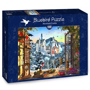 Bluebird Puzzle (70122) - "Mountain Castle" - 1000 Teile Puzzle