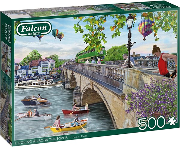 Falcon (11287) - Daniela Pirola: "Looking Across the River" - 500 Teile Puzzle