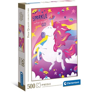 Clementoni (35100) - "Unicorn" - 500 Teile Puzzle