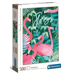 Clementoni (35101) - "Flamingoes" - 500 Teile Puzzle