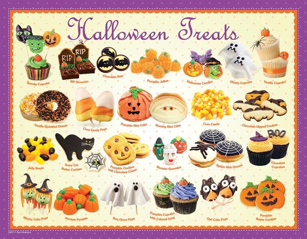 Eurographics (8104-0432) - "Halloween Treats" - 100 Teile Puzzle