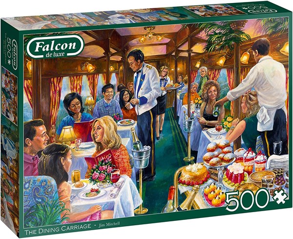 Jumbo (11328) - Jim Mitchell: "The Dining Carriage" - 500 Teile Puzzle