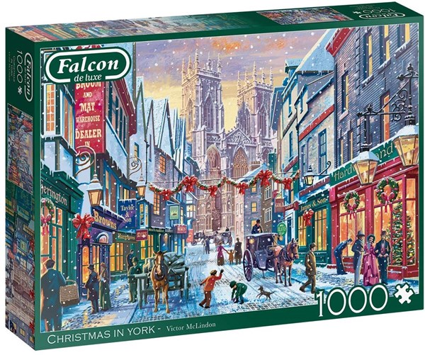 Jumbo (11277) - Victor McLindon: "Christmas in York" - 1000 Teile Puzzle