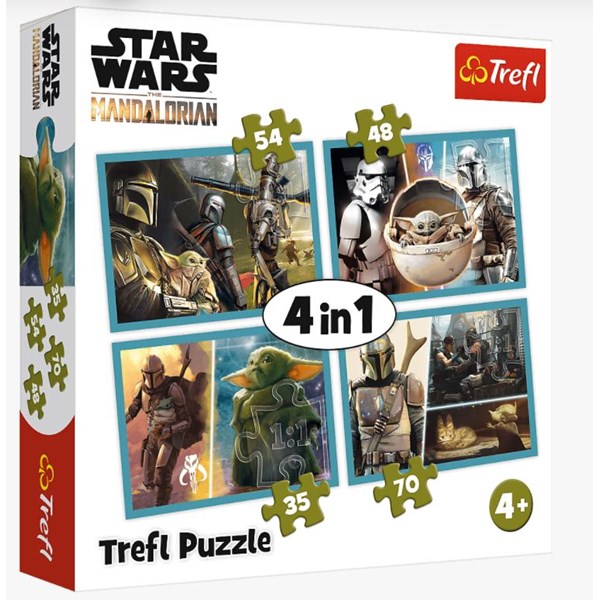 Trefl (34377) - "The Mandalorian and his World" - 35 48 54 70 Teile Puzzle