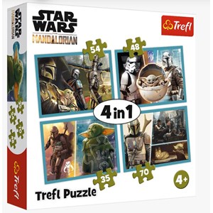 Trefl (34377) - "The Mandalorian and his World" - 35 48 54 70 Teile Puzzle