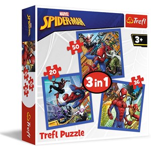 Trefl (34841) - "Spider Force" - 20 36 50 Teile Puzzle