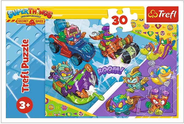 Trefl (18273) - "Super Spies Team" - 30 Teile Puzzle