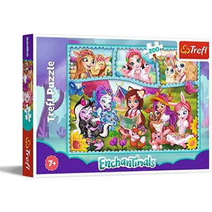 Trefl (13261) - "Enchantimals" - 200 Teile Puzzle