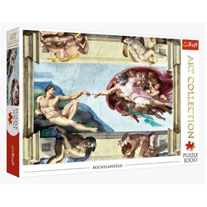 Trefl (10590) - Michelangelo: "The Creation of Adam" - 1000 Teile Puzzle
