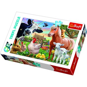 Trefl (17320) - "A Cheerful Farm" - 60 Teile Puzzle