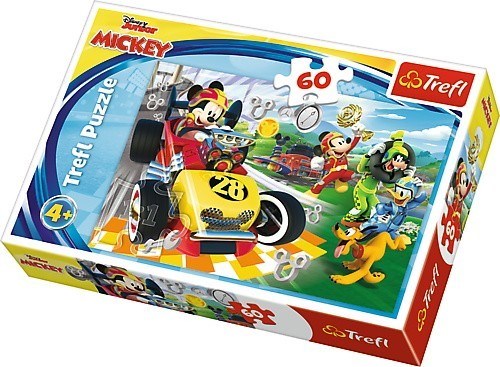 Trefl (17322) - "Disney, Mickey and the Roadster Racers" - 60 Teile Puzzle