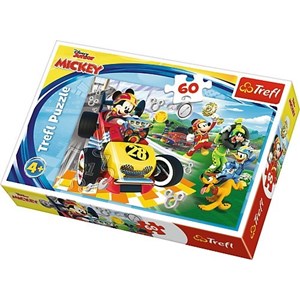 Trefl (17322) - "Disney, Mickey and the Roadster Racers" - 60 Teile Puzzle