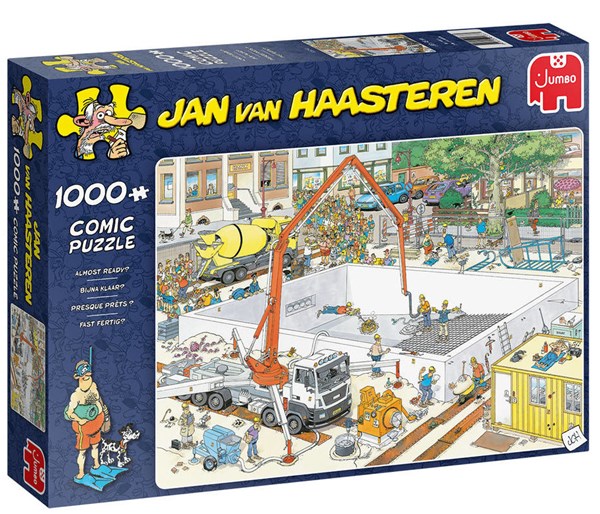 Jumbo (20037) - Jan van Haasteren: "Fast Fertig?" - 1000 Teile Puzzle