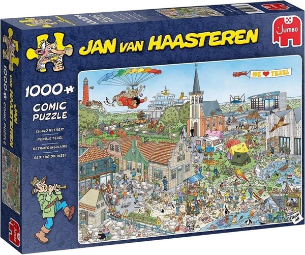 Jumbo (20036) - Jan van Haasteren: "Reif für die Insel" - 1000 Teile Puzzle