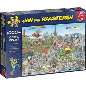 Jumbo (20036) - Jan van Haasteren: "Reif für die Insel" - 1000 Teile Puzzle