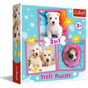 Trefl (34845) - "Dogs" - 20 36 50 Teile Puzzle