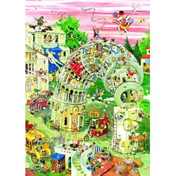 Heye (29121) - Robert J. Crisp: "Pisa in Motion" - 1000 Teile Puzzle
