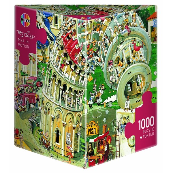 Heye (29121) - Robert J. Crisp: "Pisa in Motion" - 1000 Teile Puzzle