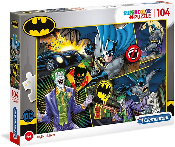 Clementoni (25708) - "Batman" - 104 Teile Puzzle