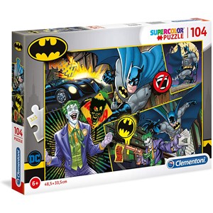 Clementoni (25708) - "Batman" - 104 Teile Puzzle