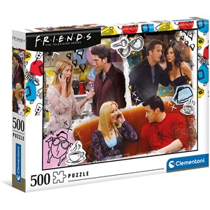 Clementoni (35090) - "Friends" - 500 Teile Puzzle