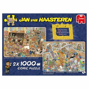 Jumbo (20032) - Jan van Haasteren: "A Trip to the Museum" - 1000 Teile Puzzle
