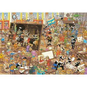 Jumbo (20032) - Jan van Haasteren: "A Trip to the Museum" - 1000 Teile Puzzle