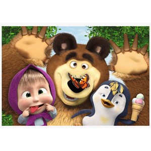 Trefl (17337) - "Masha and the Bear" - 60 Teile Puzzle