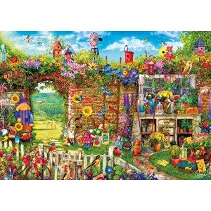 Buffalo Games (3883) - Aimee Stewart: "Garden Gate" - 500 Teile Puzzle