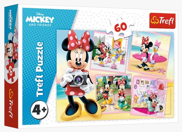 Trefl (17360) - "Lovely Minnie" - 60 Teile Puzzle