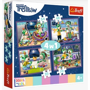 Trefl (34370) - "Evening Trefliks rituals, Good night" - 35 48 54 70 Teile Puzzle